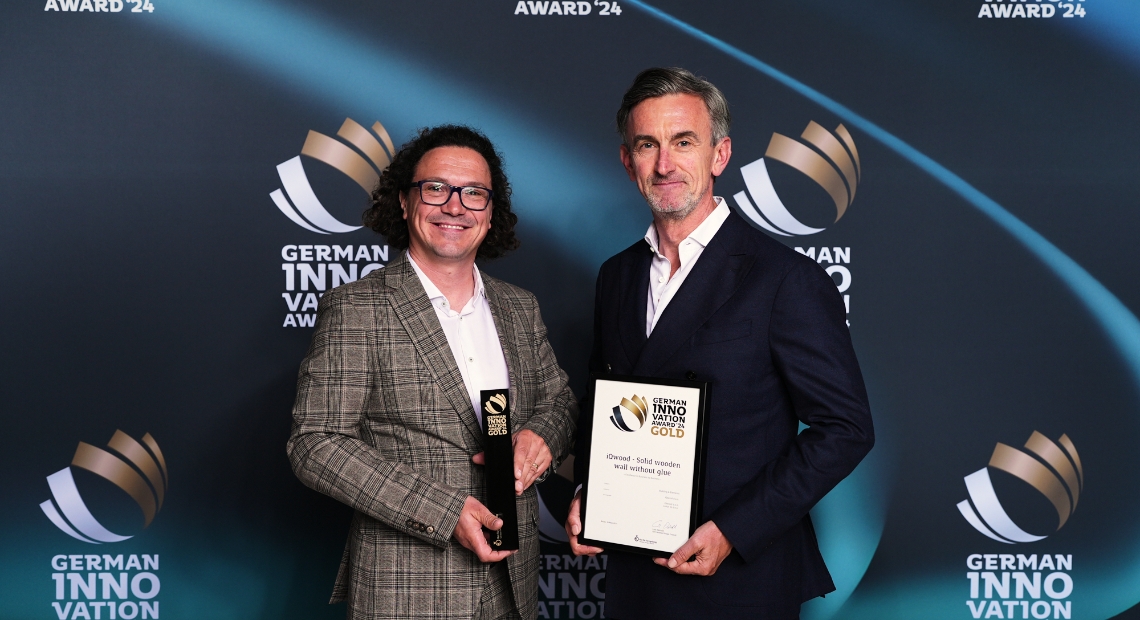 Lumar - iQwood erhielt German Innovation Award 2024 - GOLD