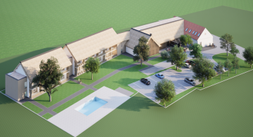 Baubeginn des nachhaltigen Objekts 