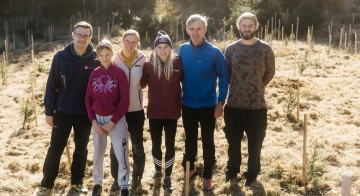 In der jährlichen Aktion haben wir mit Janja Garnbret ...